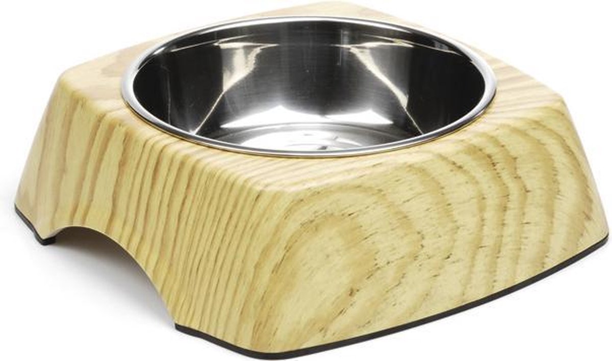 Melamine eetbak Natural Wood.