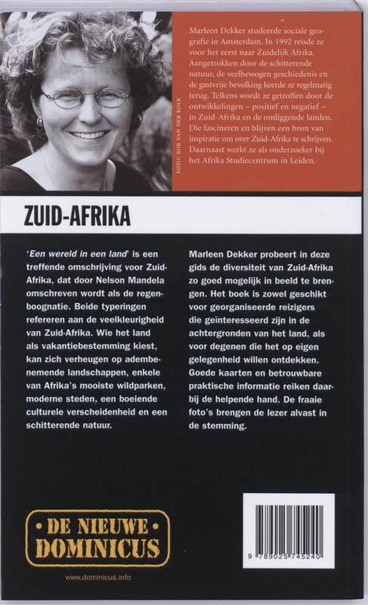 Dominicus landengids - Zuid - Afrika - back cover