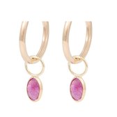 Cataleya Earrings Hoops & Hanging Pink