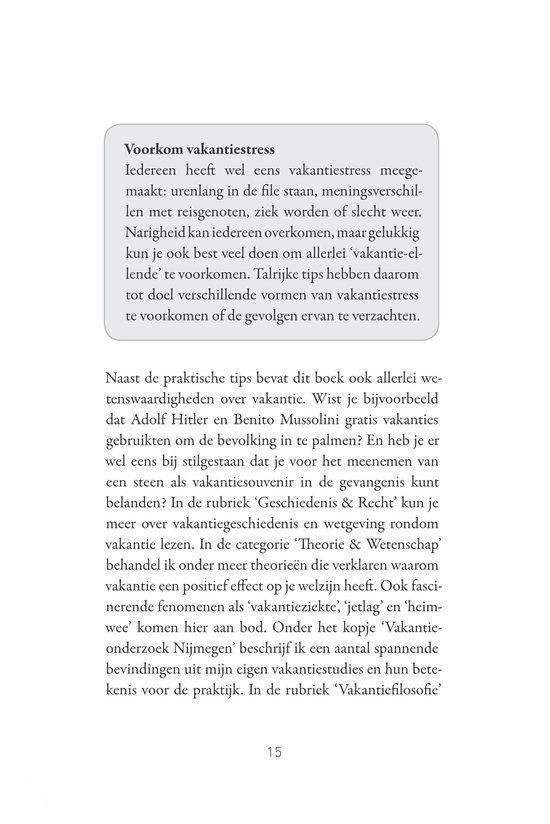 De kunst van het vakantievieren