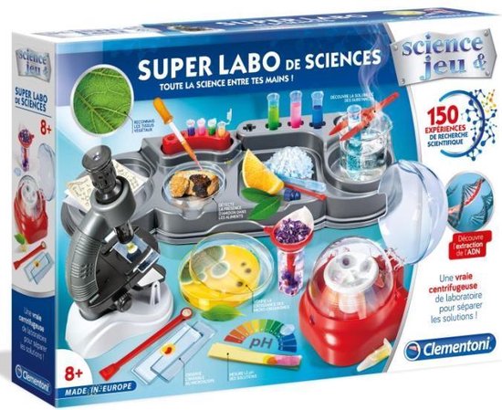 CLEMENTONI Science & Game - Super Science Lab - Jeu scientifique