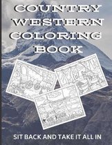 Country Western Coloring Book