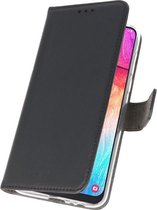 Wallet Cases Hoesje voor Samsung Galaxy A50 Zwart
