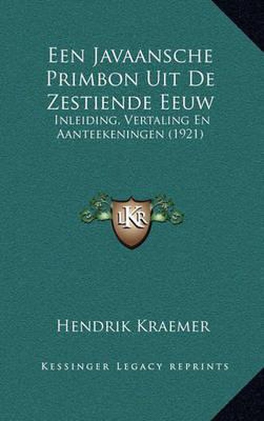 Een Javaansche Primbon Uit de Zestiende Eeuw