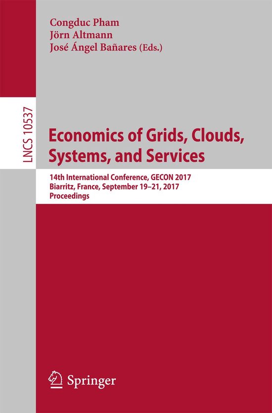 Lecture Notes in Computer Science 10537 - Economics of Grids ... - cover