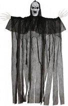 decohanger - skull met zwart gewaad - 150 cm