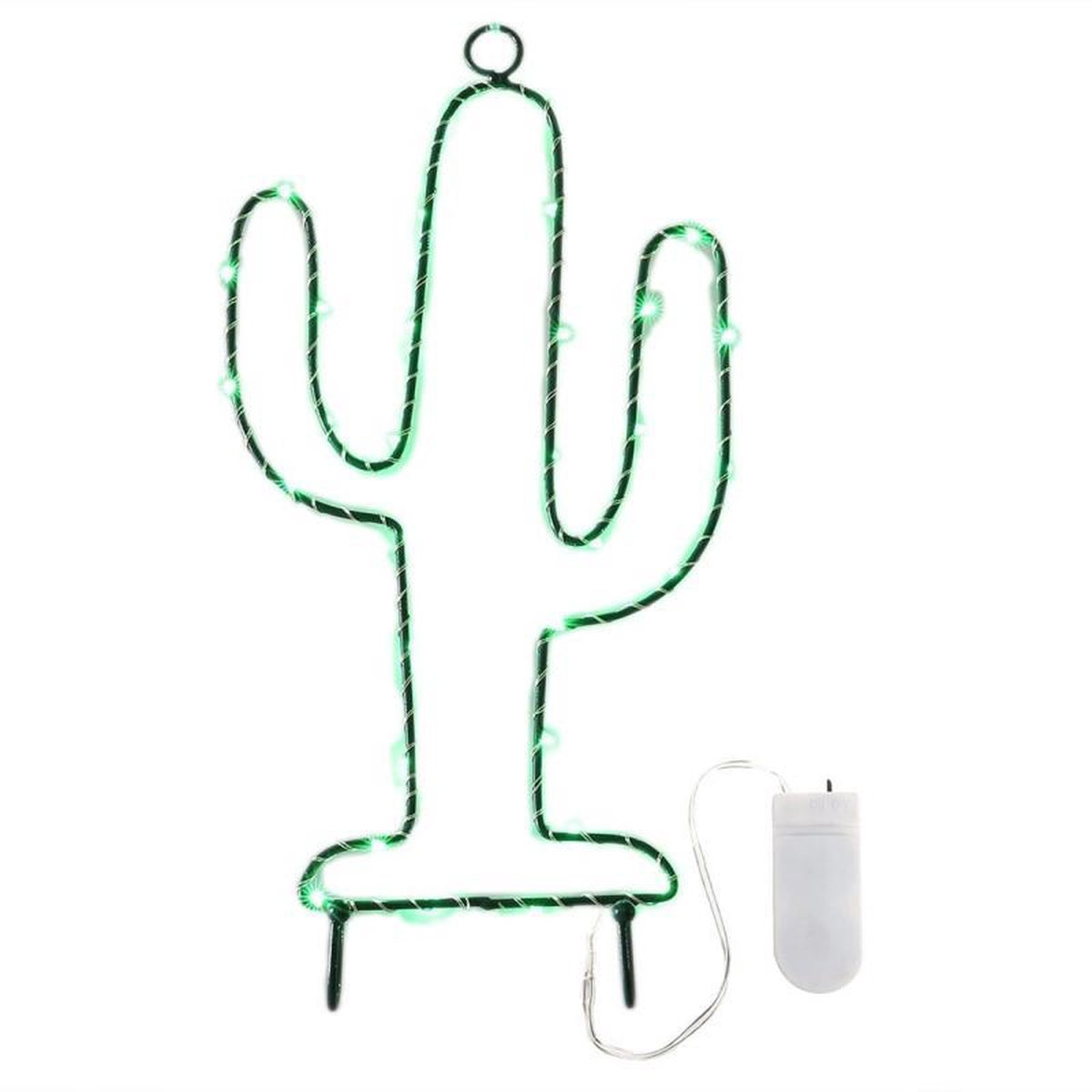 Diy Cactus Groen Licht Led Decoratief 30 Leds Lichtslinger Met Haak Voor Feest Bol Com 