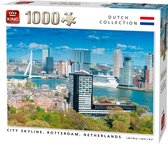 King Puzzel - CITY SKYLINE ROTTERDAM - 1000 Stukjes