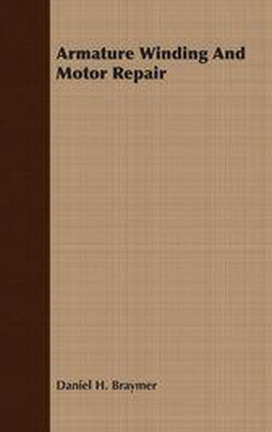 Armature Winding and Motor Repair - cover