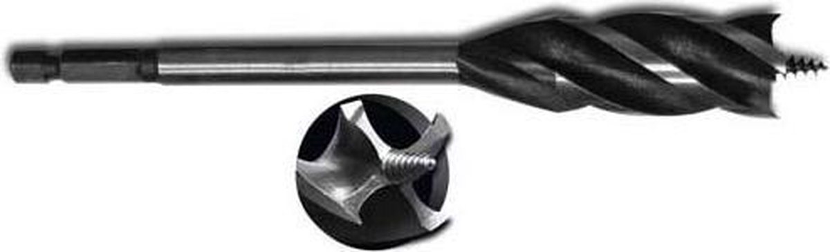 Speedboor 4-voudig 20mm