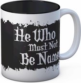 Harry Potter: He who must not be named - White and Black Mug