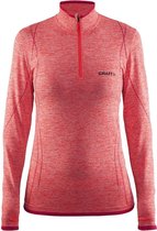 Craft Active Comfort Zip Sportshirt Dames - Crush