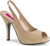 Pleaser Pink Label Pumps -39 Shoes- EVE-04 Paaldans schoenen Creme