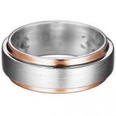 Esprit ring bicolor zilver rosé - 18.00 mm (57)