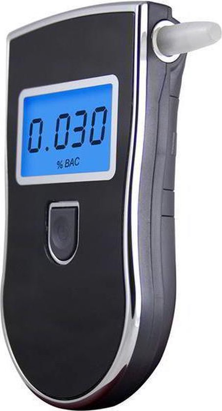 een set alcoholtesters draagbare alcoholtester met een lcd