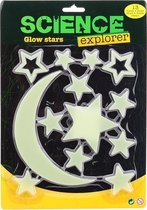 Johntoy Glow In The Dark Sterren En Maan 13-delig