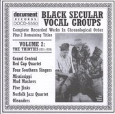 Black Secular Vocal Groups 2