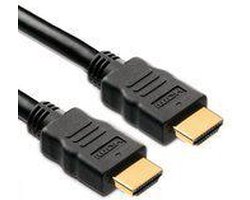 HDMI High Speed Kabel voor beeld, geluid en internet (ethernet) - 1 Meter Zwart