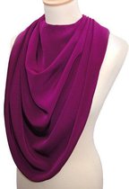 Bibetta Pashmina Slabservet - Aubergine