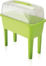 Table de jardin potager, table de culture, jardinière, ensemble en hauteur Respana – 77 x 39 x 82 cm – Couleur citron vert – Prosperplast