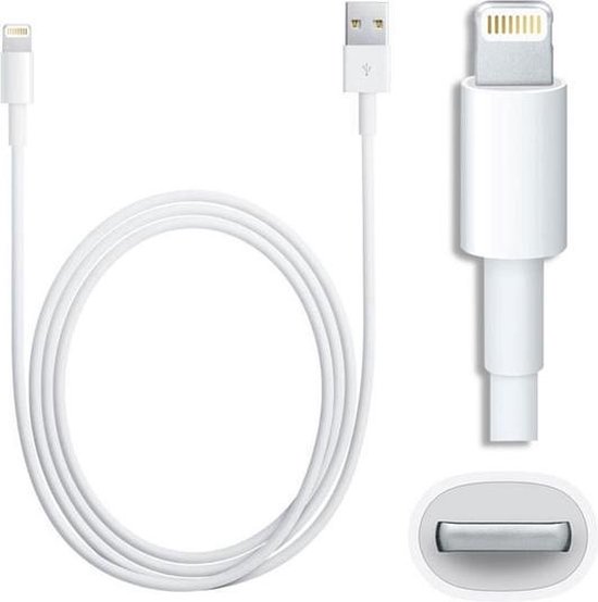 Uitstekend Bewust Bloeien MFI lightning kabel - iPhone 6 / 6plus / 5s / 5 / ipad lucht / mini / 4 /  ipod - (De... | bol.com