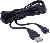 Under Control 1602 USB-kabel 3 m USB A Micro-USB B Zwart