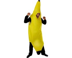 Bananenpak - Carnavalskleding - verkleedkleding - Banaan Kostuum - One Size Fits All (Volwassenen) - Wasmachine Bestendig