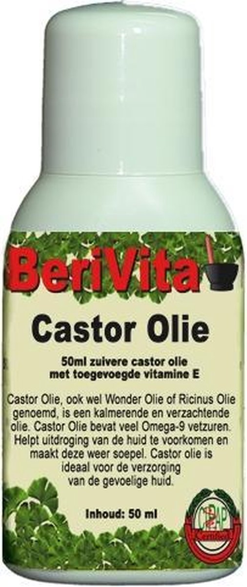 BeriVita Castor Olie (Wonderolie) Puur 50ml