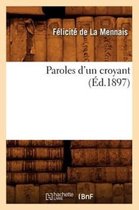 Religion- Paroles d'Un Croyant (�d.1897)