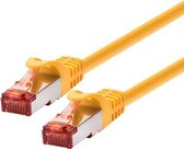 LOGON TCF66F250Y netwerkkabel 25 m Cat6a F/UTP (FTP) Geel