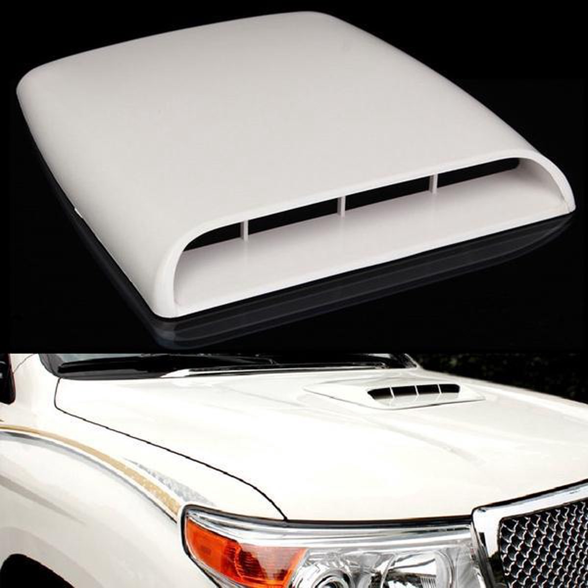 Auto Motor Haube Auto Dekorative Air Flow Intake Hood Scoop Vent