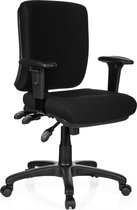 hjh office Zenit Base - Chaise de bureau - Noir