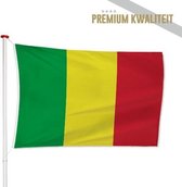 Malinese Vlag Mali 150x225cm - Kwaliteitsvlag - Geschikt voor buiten