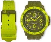 Barcelonetas fun green W02GR Unisex Quartz horloge