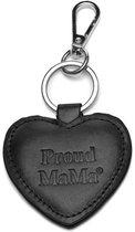 Proud MaMa sleutelhanger hart zwart