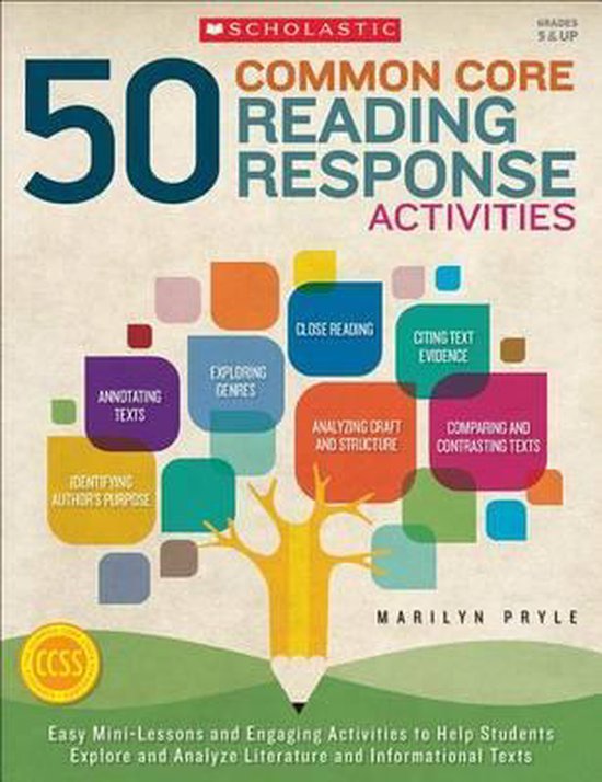 50 Common Core Reading Response Activities - cover