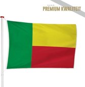 Beninese Vlag Benin 150x225cm - Kwaliteitsvlag - Geschikt voor buiten