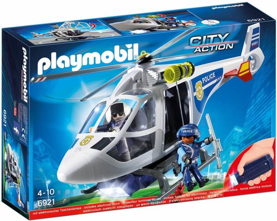 Playmobil Hélicoptère De Police Avec Projecteur | bol.com