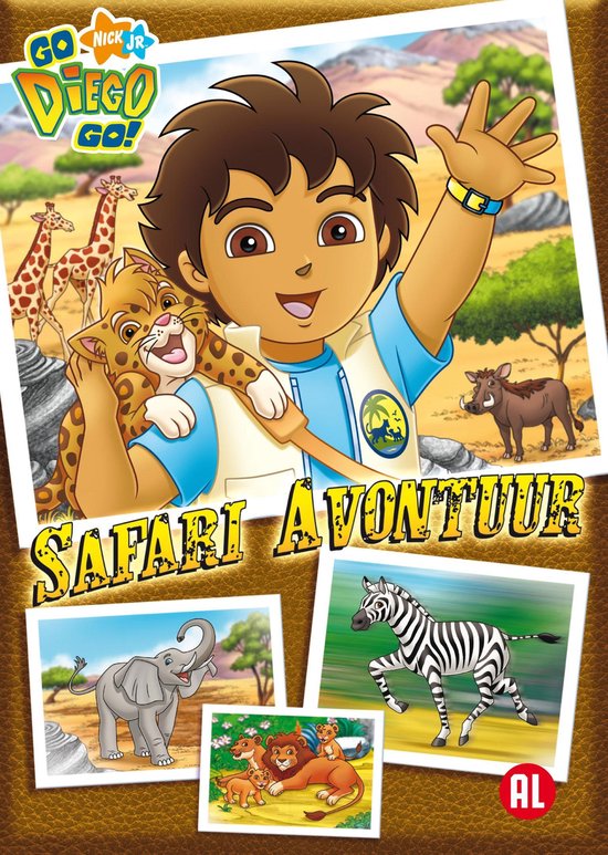 Cover van de film 'Go Diego Go - Safari Avontuur'