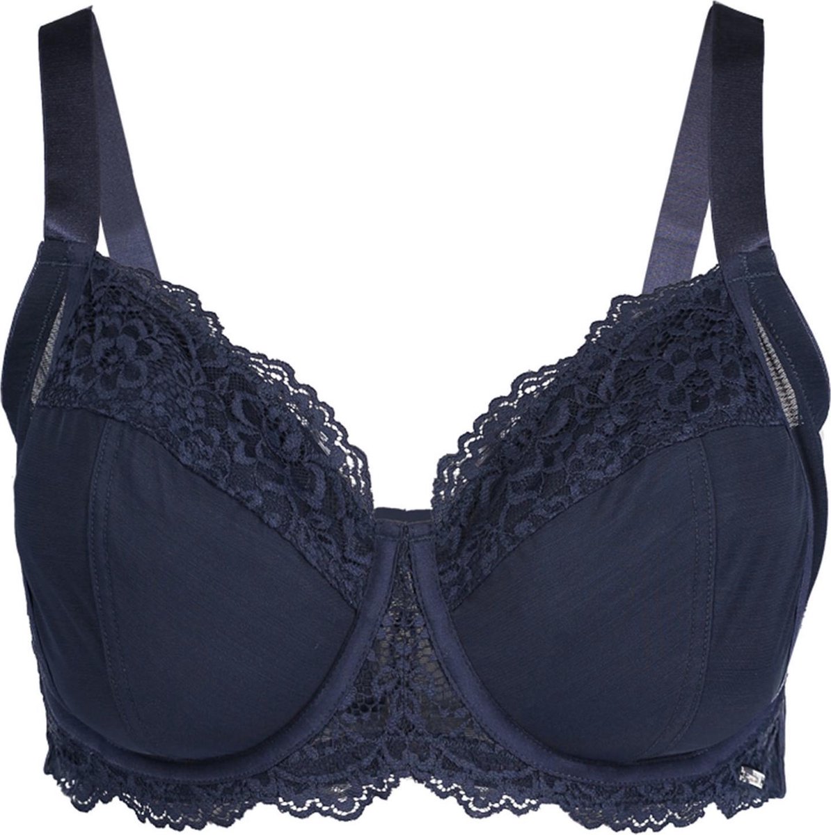 Sapph Ronja Non Padded Wire Bra Dames Beha - Black Iris - Maat 80D