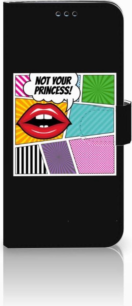 Samsung Galaxy S9 Plus Wallet Case met Pasjes Popart Princess