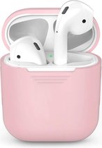 Airpods Silicone Case Cover Hoesje voor Apple Airpods - Lichtroze