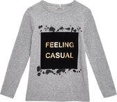 Tshirt NITLEISA, feeling casual (Licht grijs) - 122-128