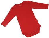 KinderBasics Romper Lange mouw - Rood - 50