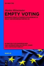 Schriften zum Europäischen und Internationalen Privat-, Bank- und Wirtschaftsrecht46- Empty Voting