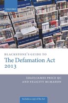 Blackstone's Guides - Blackstone's Guide to the Defamation Act