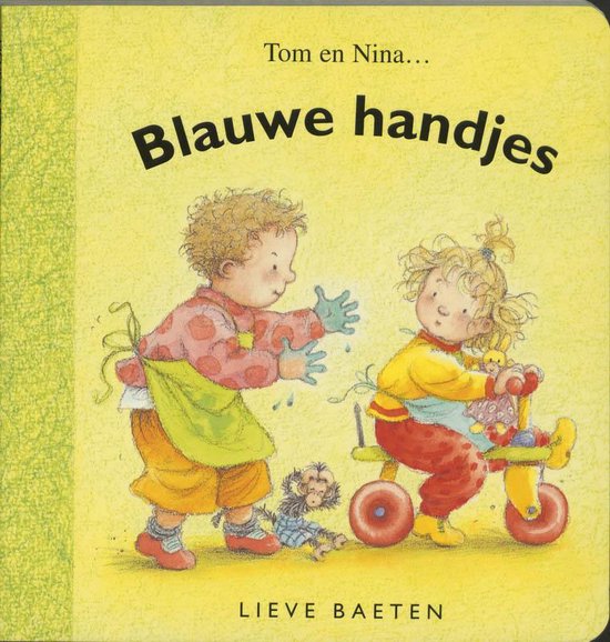Cover van het boek 'Blauwe handjes' van Riet Wille en Lieve Baeten