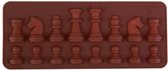 Chocolade vorm schaak schaken - siliconen vorm mal voor ijsblokjes ijsklontjes chocolade fondant chocoladevorm - LeuksteWinkeltje