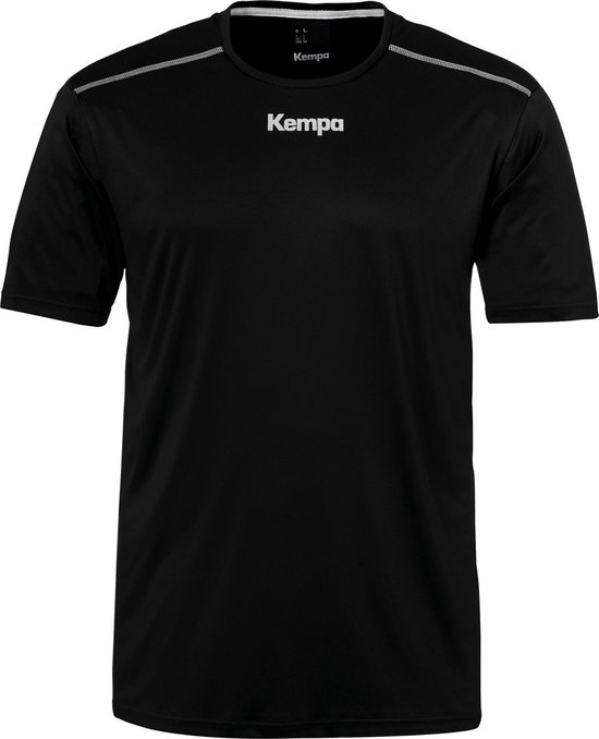 Kempa Poly  Sportshirt performance - Maat XL  - Mannen - zwart