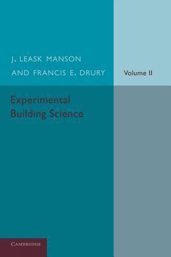 Experimental Building Science - cover